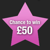 chance to win 50 pound voucher