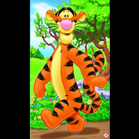 3D Glow Tigger
