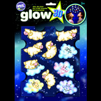 3D Glow Sheep and Clouds