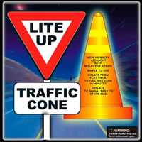 Inflatable Flashing Traffic Cone