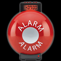Fire Bell Alam Clock