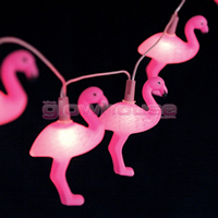 Pink Flamingo String Lights