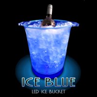 Ice Blue LED Champagne Bucket