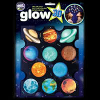 Mini Glow 3D Planets