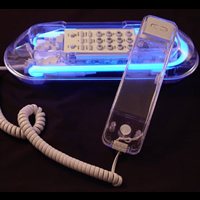 Neon Phone Blue