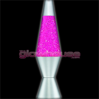 Mini Pink Glitter Lava Lamp