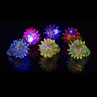 Flashing Spikey Ring