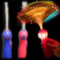 Spinning Fibre Optic Wand
