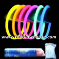 100 Pack of 8 Inch Glow Bracelets