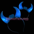 New Ice Blue Flashing Devil Horns