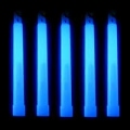 100 Pack of Blue 6 Inch Glow Sticks