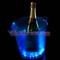 Ice Blue LED Champagne Bucket