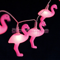 Pink Flamingo String Lights