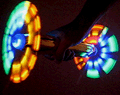 Flashing Double Rainbow Spinner