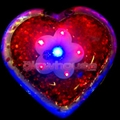 Flashing Glitter Heart Necklace