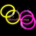 Glow Hoop Earrings Clip On