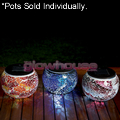 Solar Mosaic Pot