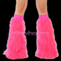 Neon Fluffy Leg Warmers