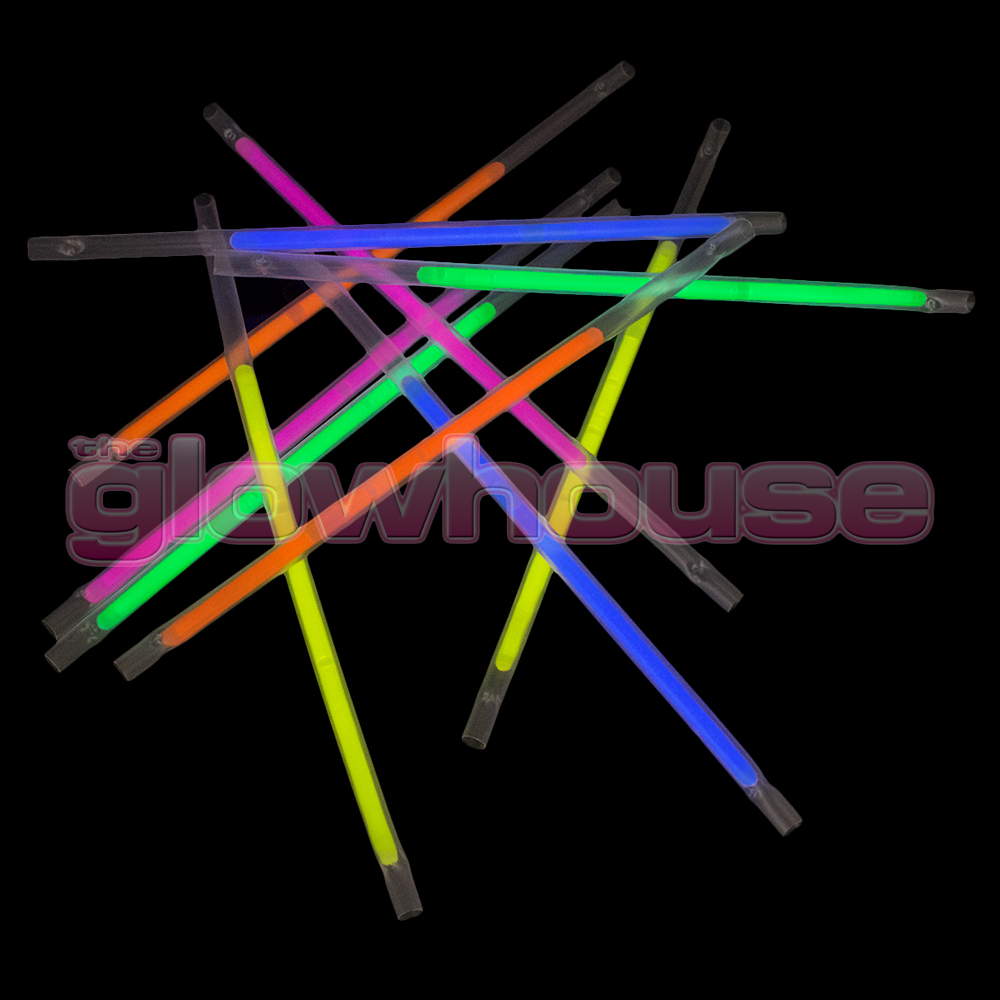 25 pack Glow Straws Drinking Glow in The Dark Party eBay