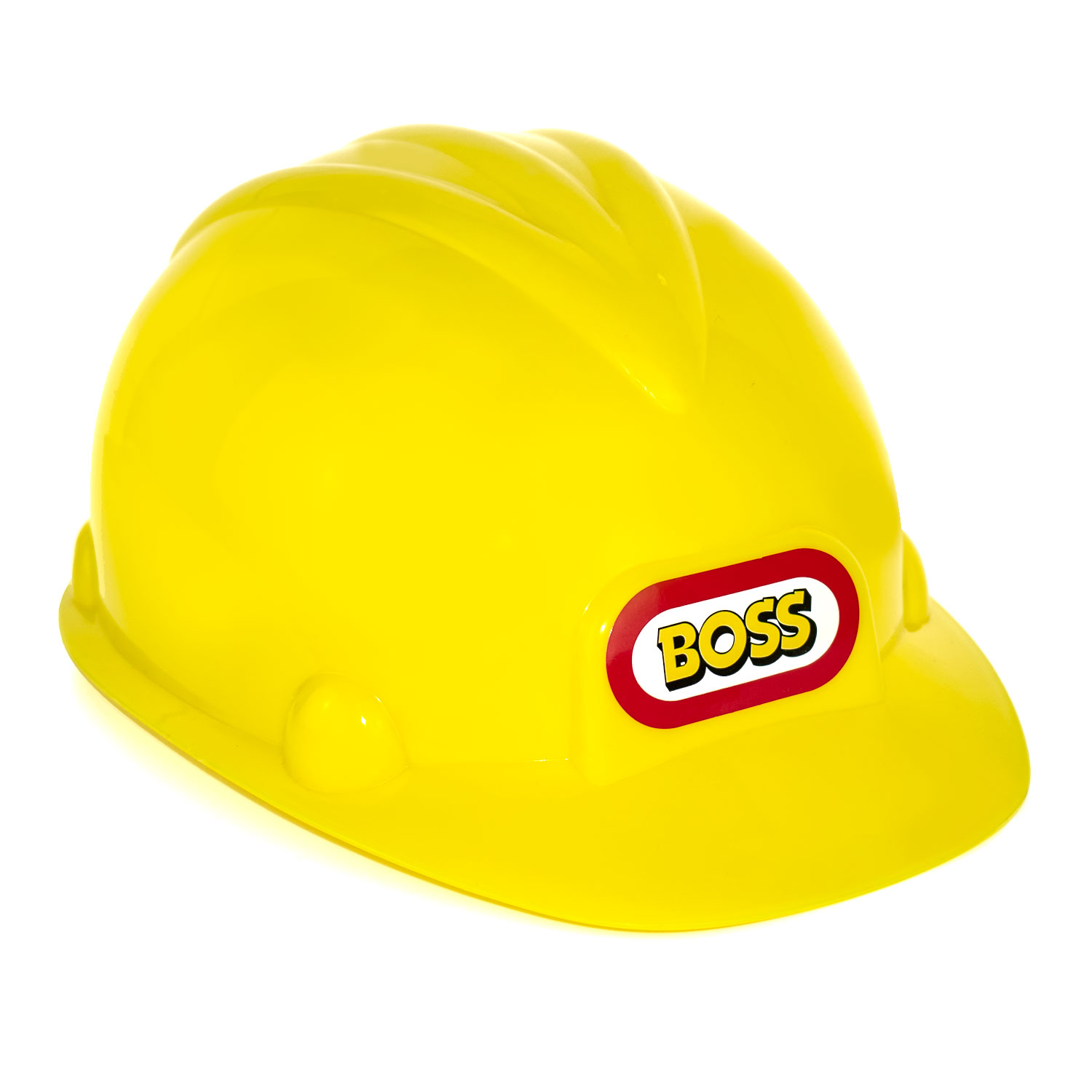 Yellow Boss Construction Hard Hat Builder Kids Play Fancy Dress eBay