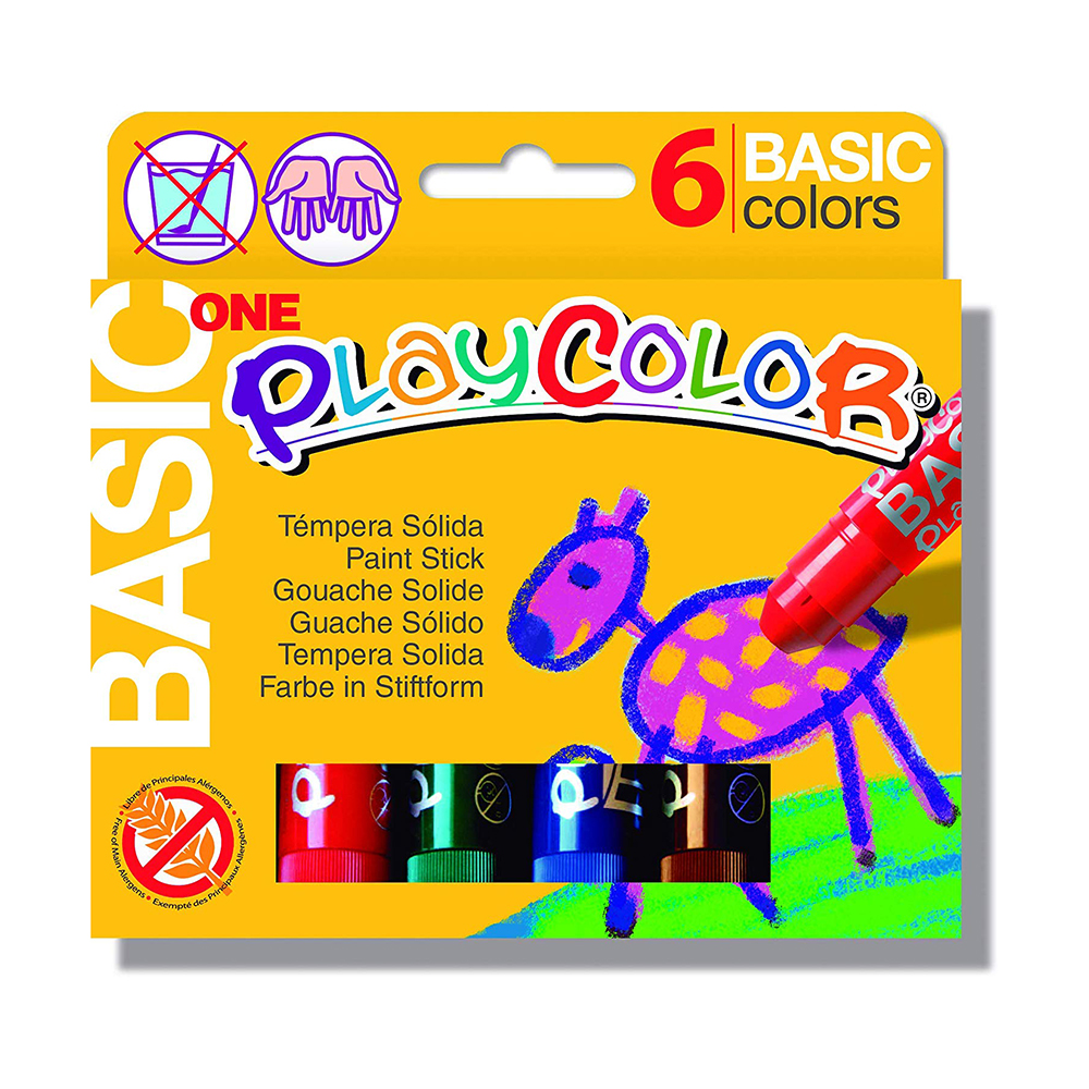Playcolor Standard One 6 Pack Kids Poster Paint Sticks 8414213107111 eBay
